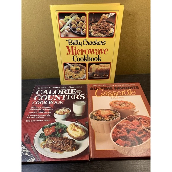 Better Homes And Gardens Other - Vintage Cookbook Lot Better Homes and Gardens Betty Crocker Casserole Microwave